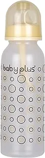 Baby Plus BP5114-C-3 Cereal Feeder Bottle with Nipple, 8 oz Capacity, Beige