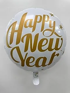 The Balloon Factory 804-168 Happy New Year No Helium Balloon, 22-Inch Size