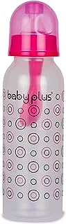 Baby Plus BP5114-C-2 Cereal Feeder Bottle with Nipple, 8 oz Capacity, Pink