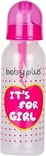 Baby Plus BP5114-B-2 Cereal Feeder Bottle with Nipple, 8 oz Capacity, Pink