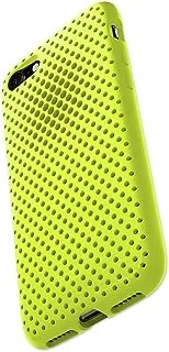 AndMesh QQ Network Soft Anti-Collision Mesh Protective Phone Case for iPhone 7, Lime Yellow