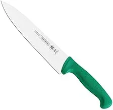 Tramontina Professional 10 Inches Meat Knife with Stainless Steel Blade and Green Polypropylene Handle with Antimicrobial Protection