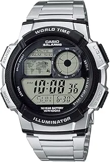 Casio Men's AE1000WD-1AVCF Silver-Tone Digital Watch