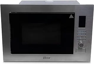 Ugine Built-in Microwave With Grill, 25 L, 8 Programs, 900W, Grill 1000W Steel - UBIMWM25/25