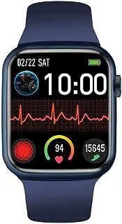 Promate Fitness Smart Watch, 30 Sports Modes Bluetooth Fitness Watch with 1.9” TFT Display, 100 Watch Faces, 10-15 Day Battery Life and IP67 Water Resistance for Apple, Samsung, XWatch-B19-Blue
