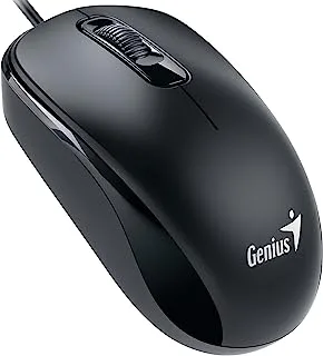 Genius Wired Optical Mouse, Black (DX-110Black)