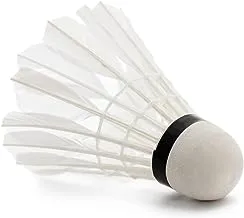 6 Psc Badminton Shuttlecocks - Stable and Durable Sports Training High Speed Feather Badminton Balls for Indoor Outdoor Game