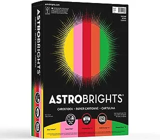 بطاقات ألوان Astrobrights® ، مقاس 8 1/2 بوصة × 11 بوصة ، معتمد من FSC® ، 65 رطلاً ، تشكيلة عتيقة ، عبوة من 250 ورقة