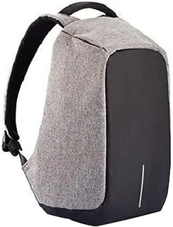 Anti Theft Back Pack With USB Charging Port For 16-inch Laptop Grey