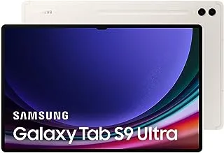 Samsung Galaxy Tab S9 Ultra 5G Android Tablet, 12GB RAM, 512GB Storage MicroSD Slot, S Pen Included, Beige (KSA Version)