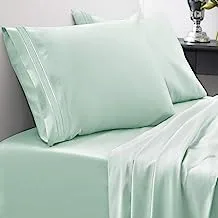 Full Size Sheet Sets - Breathable Luxury Sheets with Full Elastic & Secure Corner Straps Built In - 1800 Supreme Collection Extra Soft Deep Pocket Bedding Set, Sheet Set, Full, Mint