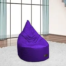 Wavy Torpedo Waterproof Bean Bag, Purple
