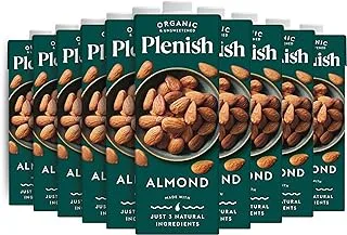حليب اللوز العضوي غير المحلى Plenish 1 لتر (عبوة من 8 قطع)