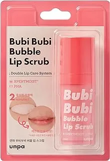 UNPA Bubi Bubi Bubble Lip Scrubs Exfoliator & Moisturizer | Lip Brightening for Dark Lips and Smokers | Lip Repair for Dry Cracked Lips | Korean Lip Care Therapy | Lip Care Products for Lip Hydration