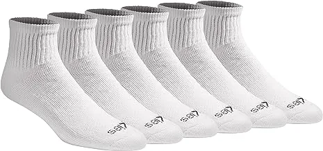 Dickies mens Dri-tech Moisture Control Quarter Socks Multipack Socks (pack of 12)
