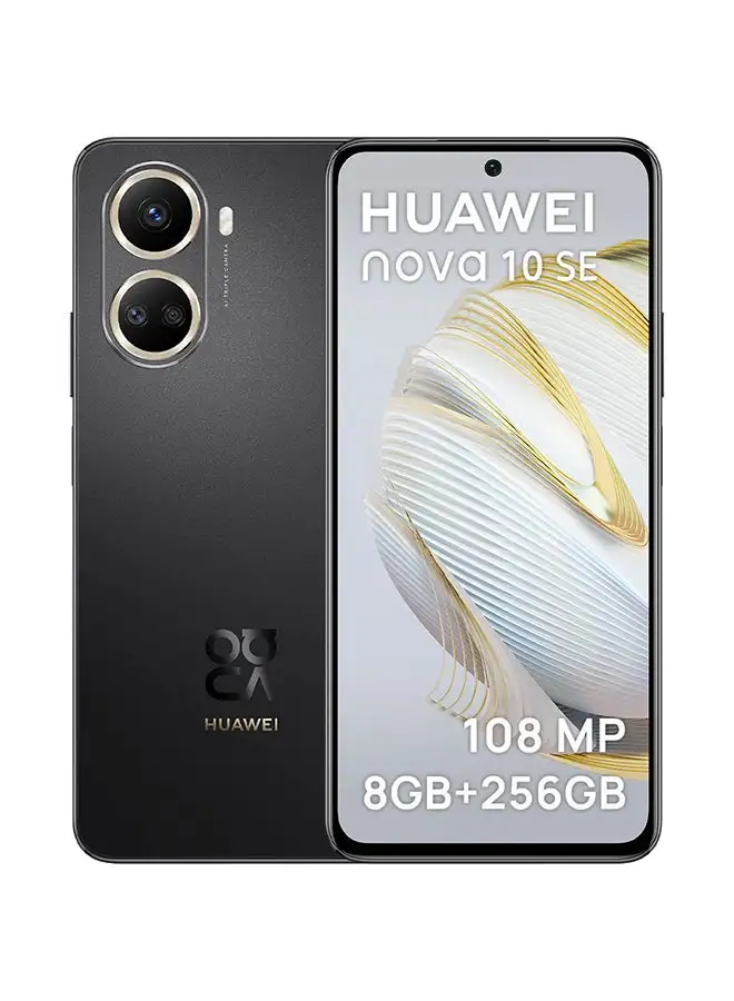 HUAWEI Nova 10 SE Dual SIM Arabic Starry Black 8GB RAM 256GB 4G - Middle East Version