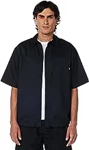 Nike Mens Club Button Down Woven Short Sleeve T-Shirt