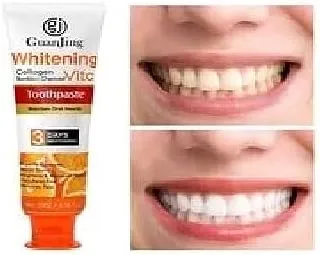 Guanjing Collagen Bamboo Charcoal Whitening Toothpaste 100g