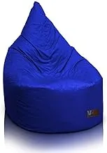 Wavy Torpedo Waterproof Bean Bag, Dark Blue