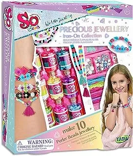 Tasia Iron-On Precious Jewellery Collection Set for Girls, Multicolor
