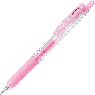 ZEBRA Pack Of 10 Sarasa Clip Retractable Gel Ink Pen Pink