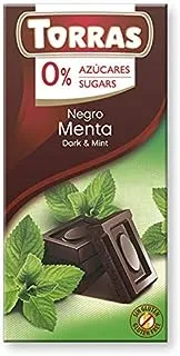 Gullon Torras 0% Sugar Added 52% Mint Chocolate, 75 gm