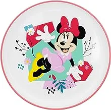 Stor Minnie Mouse Being More Kids Plate Pink 74492