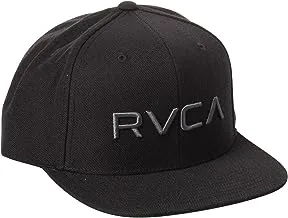 RVCA mens Adjustable Snapback Straight Brim Hat Hat (pack of 1)