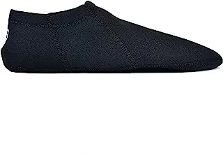 NuFoot Booties Men's Shoes, Best Foldable & Flexible Footwear, Fold and Go Travel Shoes, Yoga Socks, Indoor Shoes, Slippers, Black, Large