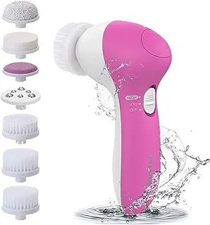 SHOWAY 5 In 1 Beauty Face Care Massager Electric Facial Cleanser Body Cleaner Brush Massaging Tool