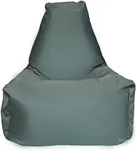 Wavy Jaguar Waterproof Bean Bag, Dark Green