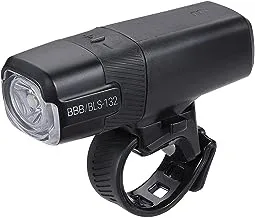 BBB Cycling Bike Light Strike USB Rechargeable Front Waterproof Headlight | MTB Urban Road 1000 Lumen BLS-132, Black, |