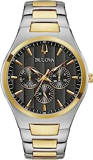 Bulova Men's Classic Multi-Function Stainless Steel Watch