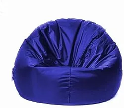 Wavy Comfy Waterproof Bean Bag, Big, Light Blue