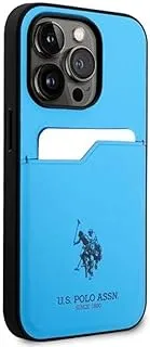 U.S.Polo Assn. PU Card Slot DH Hard Case for iPhone 14 Pro Max (6.7