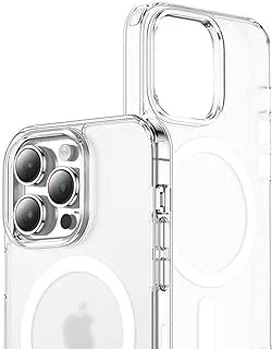 جراب Green Lion المغناطيسي المضاد للصدمات لهاتف iPhone 14 Pro Max (6.7 بوصة) - شفاف