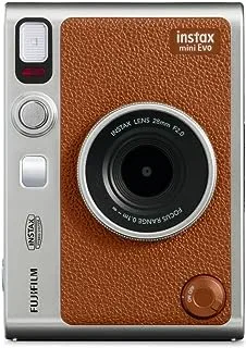كاميرا instax mini EVO الهجينة وطابعة الهواتف الذكية ، بني