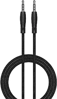 Pawa Braided 3.5 to 3.5 AUX Cable 1.2M - Black