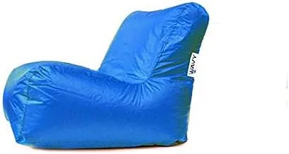 Wavy Joy Chair Waterproof Bean Bag, Blue