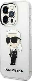 Karl Lagerfeld IML NFT Ikonik Hard Case for iPhone 14 Pro Max - Transparent