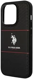CG MOBILE U.S.Polo Assn. PU HS Pattern DH Stripe Hard Case for iPhone 14 Pro (6.1