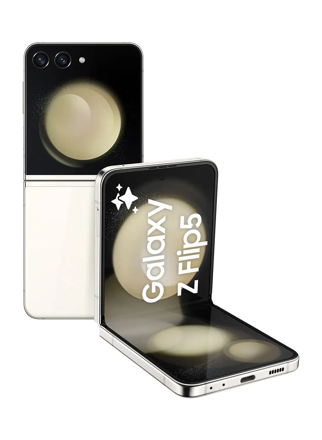 Samsung Galaxy Z Flip 5 Dual SIM Cream 8GB RAM 256GB 5G - Middle East Version