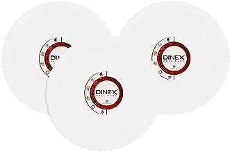 Dinex Opal Soup plate Set of 3 pcs White | 21.5 CM