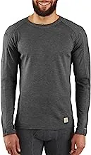 Carhartt mens Base Force Heavyweight Polyester-Wool Crew Base Layer Top
