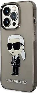 Karl Lagerfeld IML NFT Ikonik Hard Case for iPhone 14 Pro Max - Black
