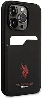 U.S.Polo Assn. PU Card Slot DH Hard Case for iPhone 14 Pro (6.1