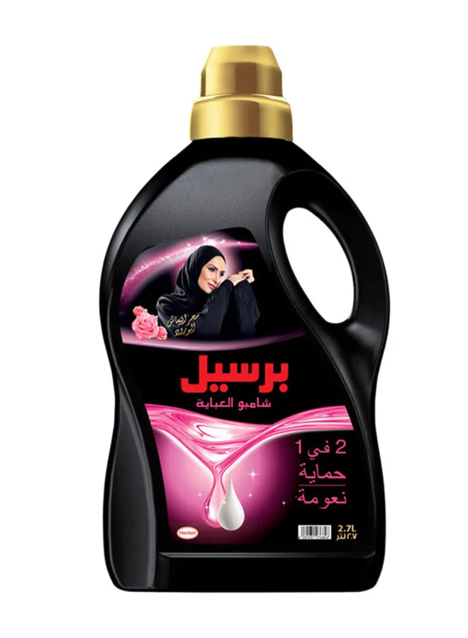 Persil 2 In 1 Abaya Shampoo Liquid Detergent With A Unique 3D Formula For Colour Renewal Rose Black 2.7Liters
