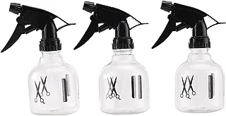 BMB Tools Transparent And Black Spray Kit 3 Piece 280ml | Empty Adjustable Nozzle Plant Mister |Reusable Containers for Cleaning Alcohol, Essential Oils
