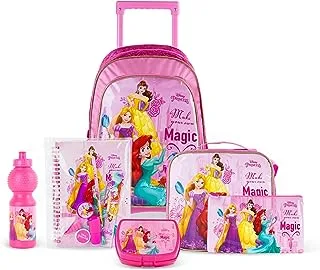 'Trucare Licensed 6in1 Trolley School Bag Box Set | Kids,Boys,Girls Backpack Gift | Water Resistant, 18'''