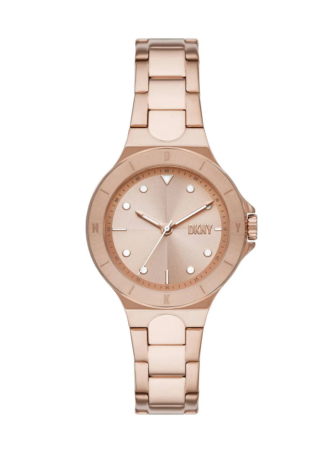 DKNY Women's Analog Round Shape Stainless Steel Wrist Watch NY6642 - 34 Mm